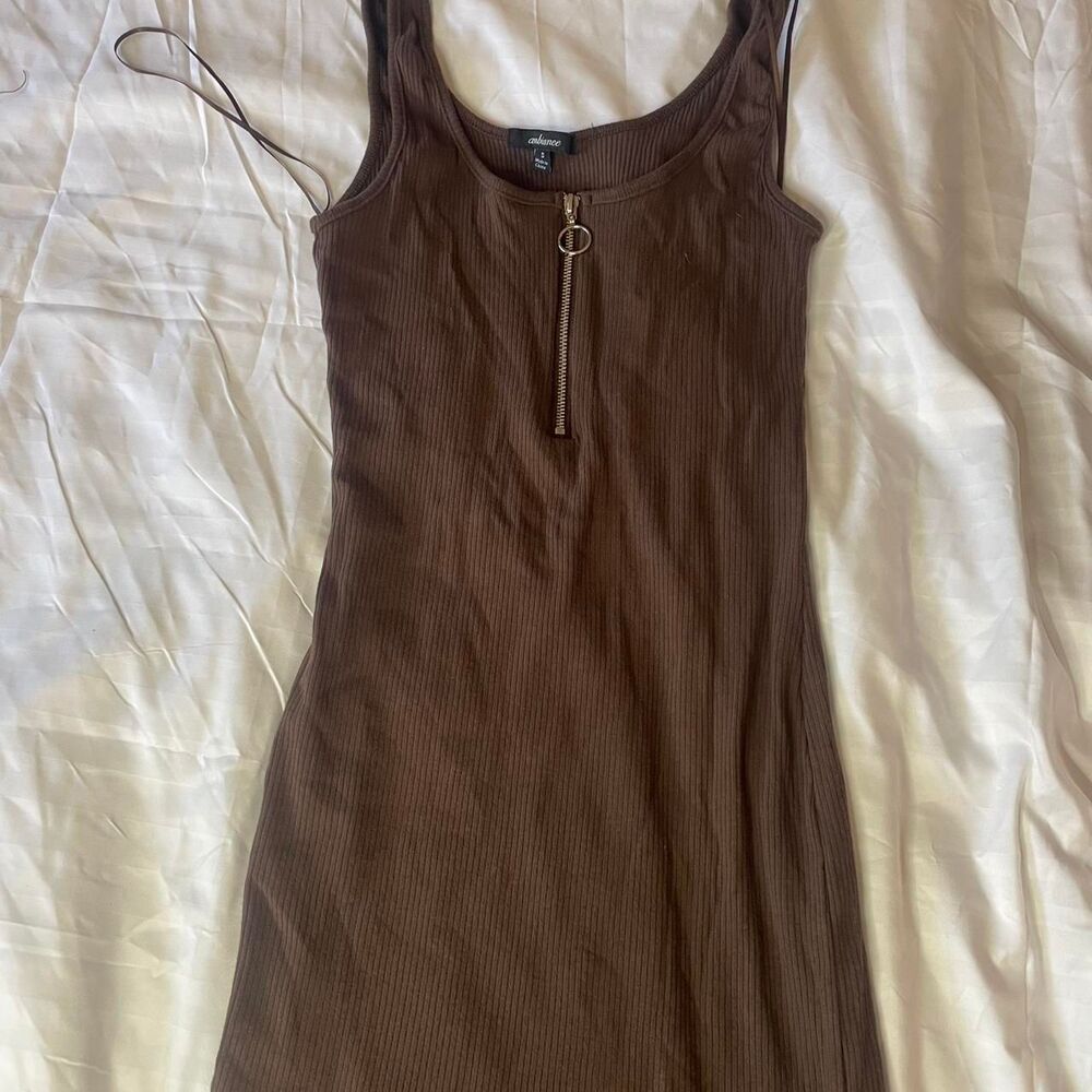 Brown Mini Dress